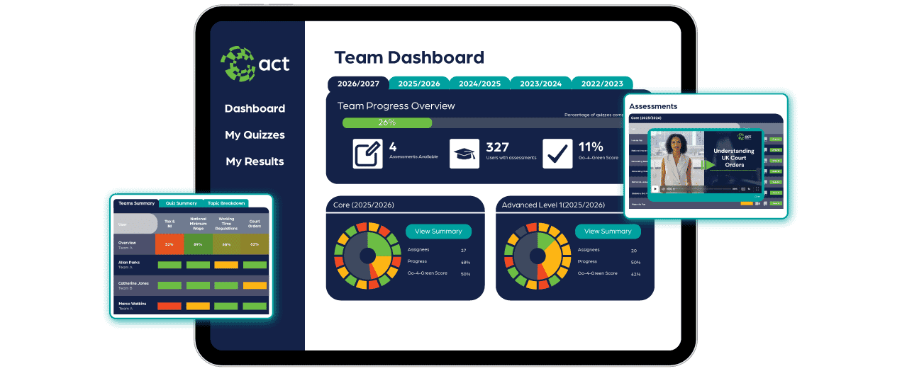 The UK’s only assessment and learning platform designed for payrollers